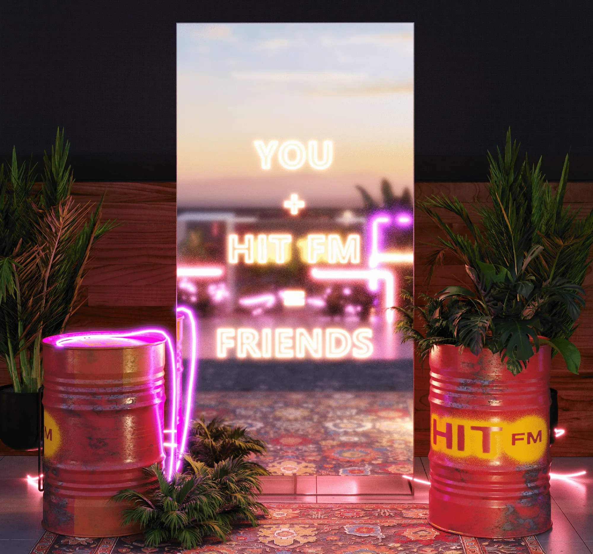 HIT FM Terrace: фотозона