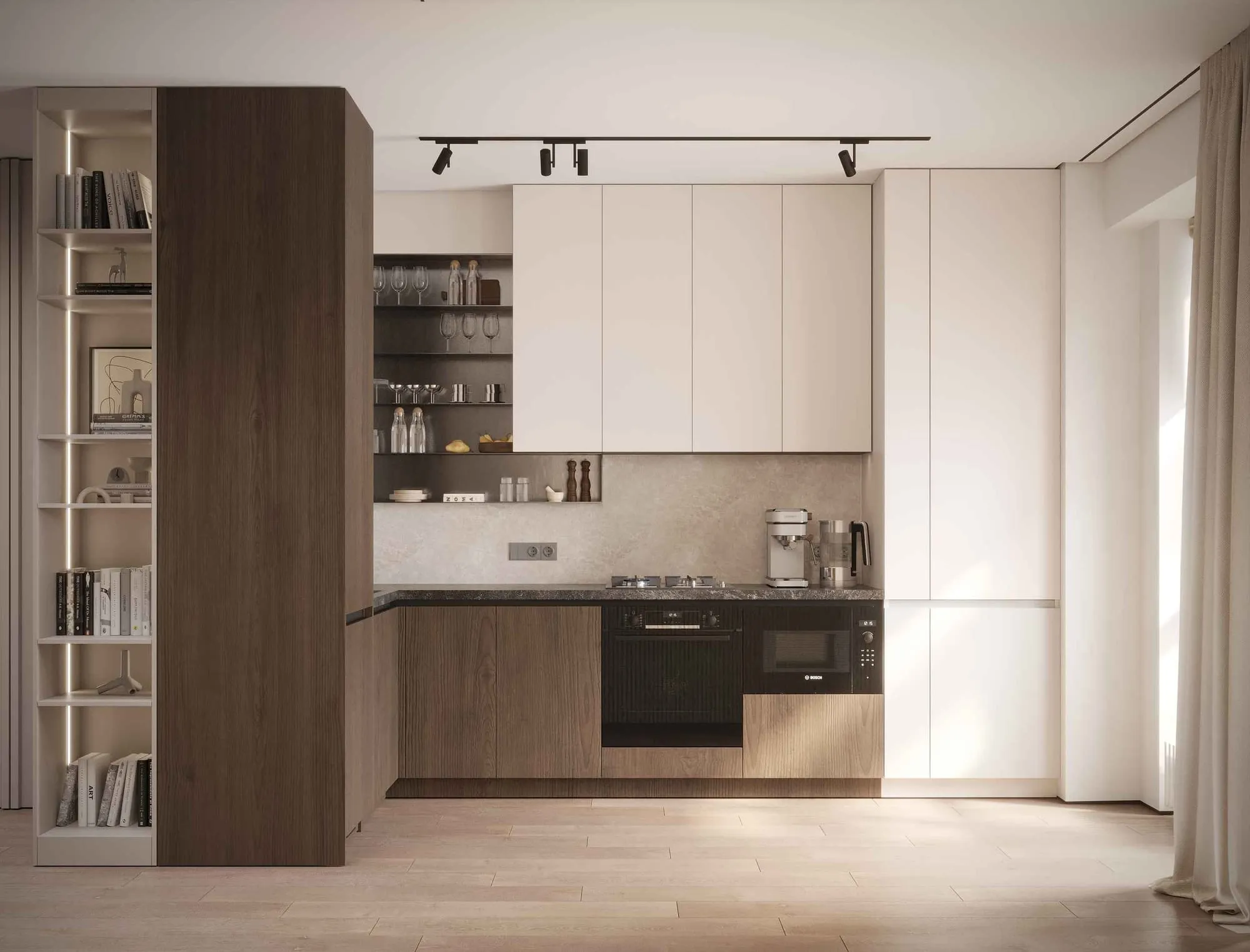 Newton House: кухня