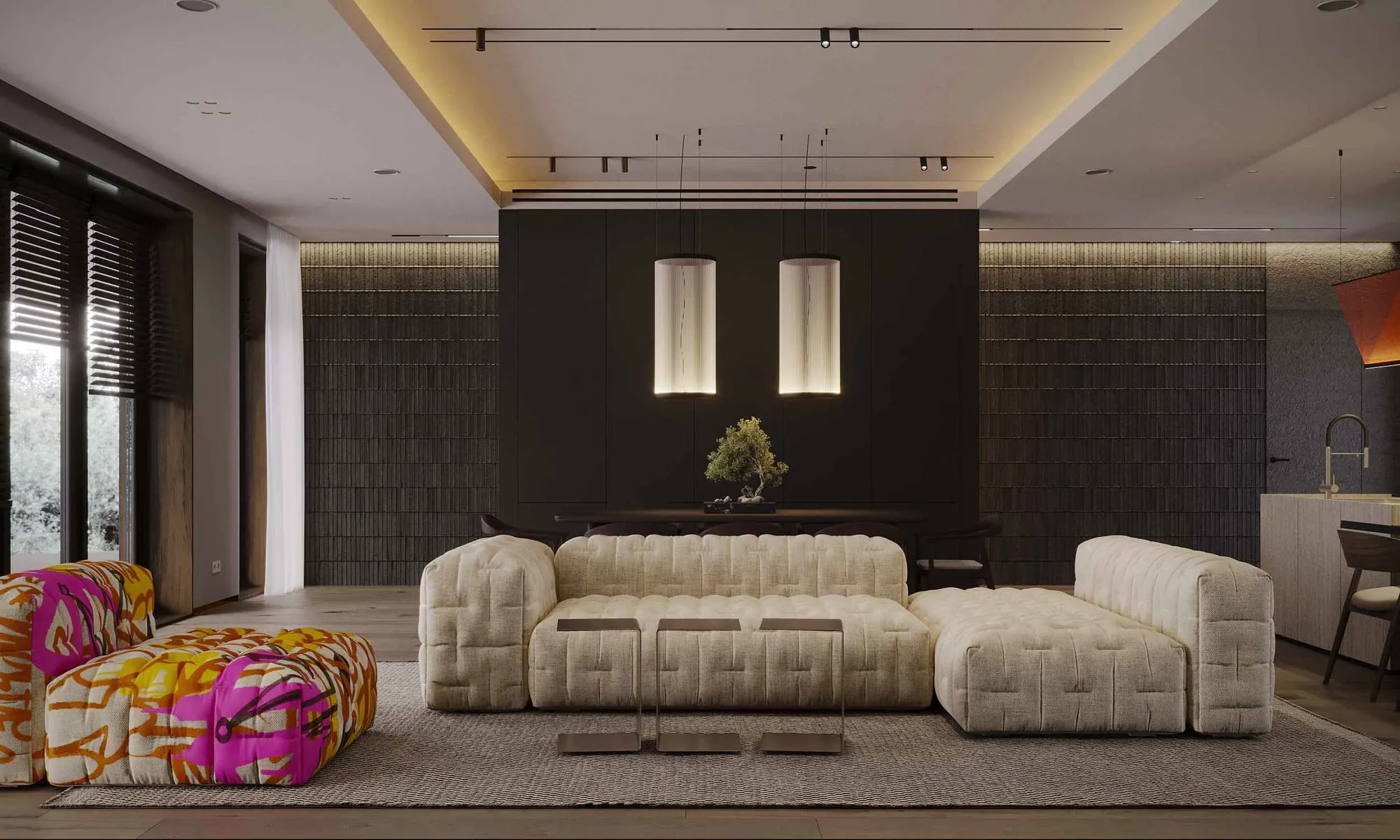 Casa Tohatin: гостиная